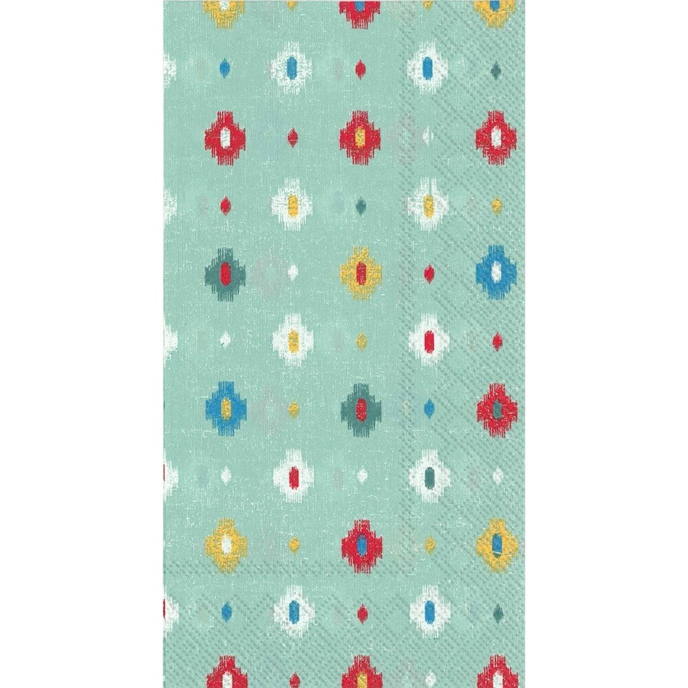 Ideal Home Turquoise Paper Napkins Guest Towels Andes Bath Buffet 16 ct 2 pk